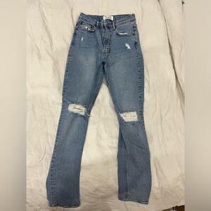 Reformation high rise skinny jeans